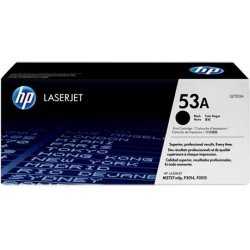 Toner HP LaserJet 53A Negro 3000 páginas (Q7553A) | 0882780389267