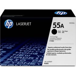 Toner HP LaserJet Pro 55A Negro 6000 páginas (CE255A) | 0884420133698