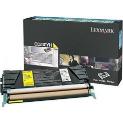 Toner Lexmark Laser Amarillo 5000 páginas (C5240YH) | 0734646396769 | Hay 1 unidades en almacén | Entrega a domicilio en Canarias en 24/48 horas laborables