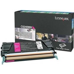 Toner Lexmark Laser Magenta 5000 páginas (C5240MH) | 0734646396752