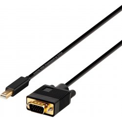 Cable AISENS mini DP/M a VGA/M 2m Negro (A125-0362) | 8436574703696 [1 de 3]