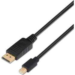 Cable AISENS mini DP/M-DP/M 2m Negro (A124-0131) | 8436574701302 [1 de 3]