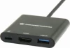 ADAPTADOR CONCEPTRONIC USB TIPO C MACHO A HDMI USB-C USB 3.0 HEMBRA NEGRO DONN01B | (1)