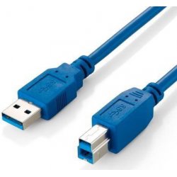 EQUIP Cable USB3.0 A-B 3m Azul (EQ128293) | 4015867157909