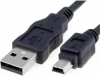 Nanocable USB 2.0 A/M-Mini B/M 0.5m Negro (10.01.0400) | (1)
