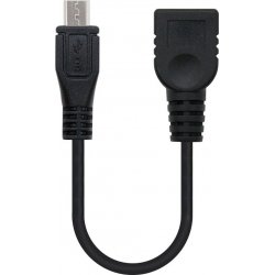 Nanocable USB 2.0 OTG Micro B/M-A/H 15cm (10.01.3500) | 8433281006386