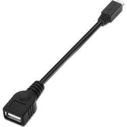 Imagen de Cable AISENS USB2.0 OTG Micro B/M-A/H 15cm (A101-0031)