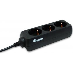 Regleta Equip 3xschuko Cable 1.1m Negra (EQ333280) | 4015867157770