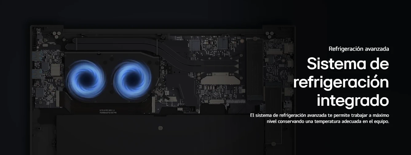 LG i7-1360P 32Gb 512SSD 16pulg. W11H Negro (16Z90R-E.AD75B) - imagen 3