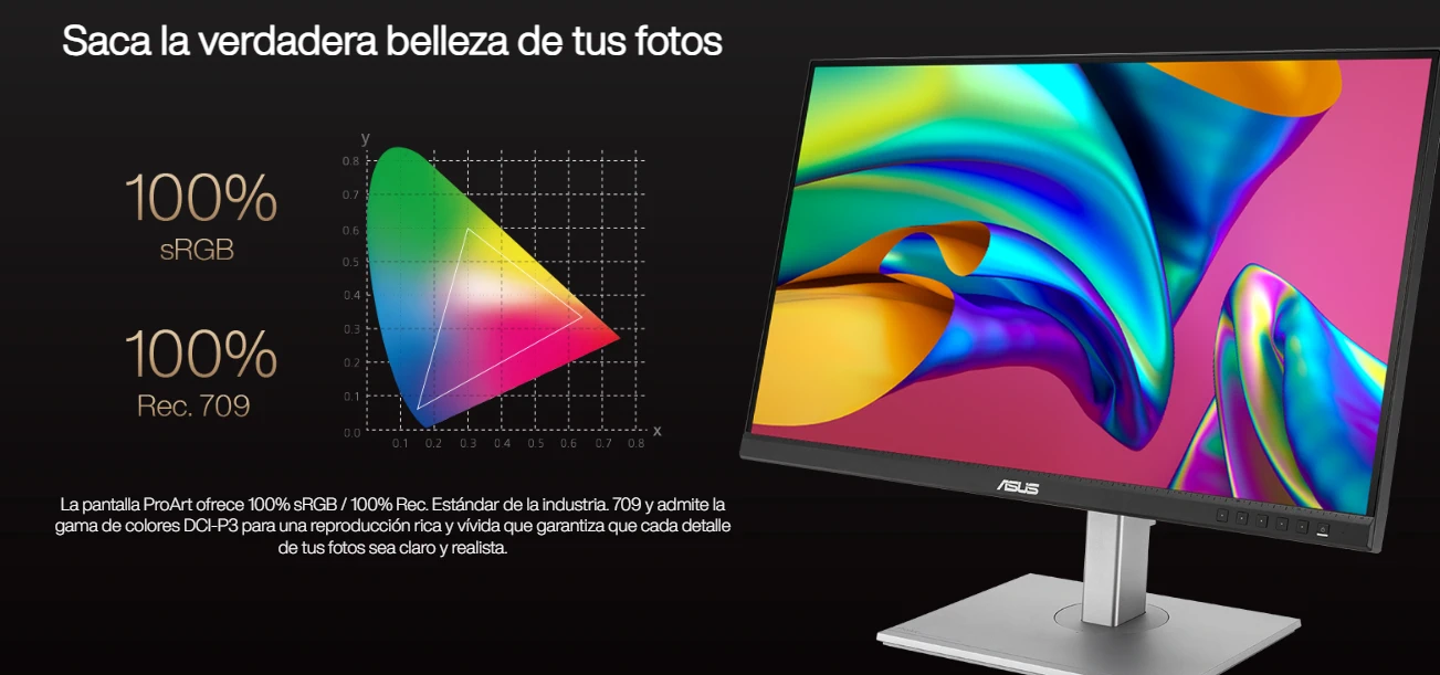 Asus Pro Art Monitor PA278CV 68,6 cm (27``) 2560 x 1440 Pixeles Quad HD LED Negro