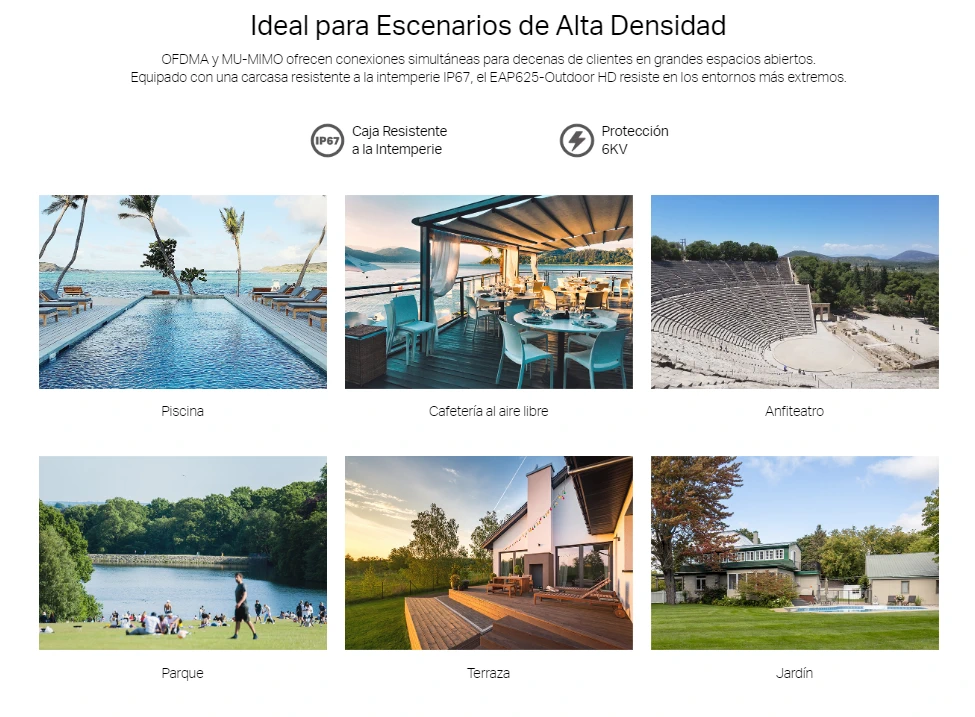 TP-Link Omada EAP625-Outdoor HD 1800 Mbit/s Blanco Energía sobre Ethernet (PoE) - imagen 4