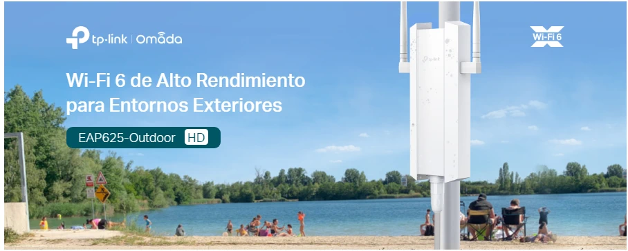 TP-Link Omada EAP625-Outdoor HD 1800 Mbit/s Blanco Energía sobre Ethernet (PoE)