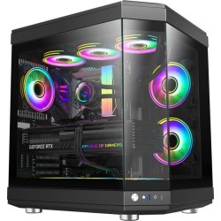CAJA ORDENADOR GAMING HYPE BLACK | GM-HYPE-BK | Hay 51 unidades en almacén | Entrega a domicilio en Canarias en 24/48 horas laborables