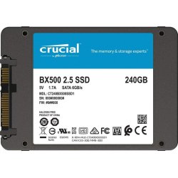 DISCO DURO SSD CRUCIAL 240GB BX500 | CT240BX500SSD1 | 649528787323 | Hay 4 unidades en almacén | Entrega a domicilio en Canarias en 24/48 horas laborables