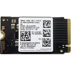 DISCO DURO SSD SAMSUNG 256GB M.2 NVME 2242 M2 | MZAL4256HBJD-00BL2 | Hay 5 unidades en almacén | Entrega a domicilio en Canarias en 24/48 horas laborables