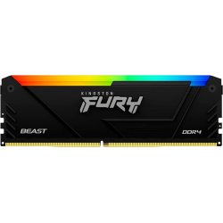 MEMORIA RAM 16GB KINGSTON DDR4 3200MHZ FURY BEAST CL16 1.35V | KF432C16BB12A/16 | 740617337976 | Hay 6 unidades en almacén | Entrega a domicilio en Canarias en 24/48 horas laborables