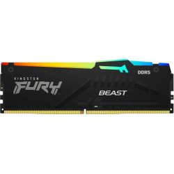 MEMORIA RAM 16GB KINGSTON FURY BEAST DDR5 5200MHZ RGB | KF552C40BBA-16 | 740617328639 | Hay 2 unidades en almacén | Entrega a domicilio en Canarias en 24/48 horas laborables