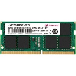 MEMORIA SODIMM 32GB TRANSCEND DDR4 3200MHZ | JM3200HSE-32G | 760557848981 | Hay 16 unidades en almacén | Entrega a domicilio en Canarias en 24/48 horas laborables