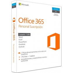 Microsoft Office 365 Personal 1lic - 1 A?o (LIC ELECTRONICA) | QQ2-00012