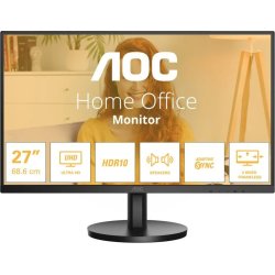 MONITOR PROFESIONAL AOC 27 4K ERGONOMICO MULTIMEDIA HDMI DISPLAYPORT BLACK MONITOR PROFESIONAL AOC 27 4K ERGONOMICO MULTIMEDIA HDMI DIS | U27B3A | 4038986181495 | Hay 11 unidades en almacén | Entrega a domicilio en Canarias en 24/48 horas laborables