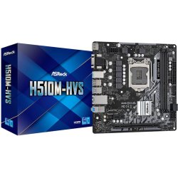PLACA BASE ASROCK H510M-HVS VGA + HDMI | 90-MXBG30-A0UAYZ | 4710483934230 | Hay 3 unidades en almacén | Entrega a domicilio en Canarias en 24/48 horas laborables