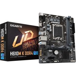PLACA BASE GIGABYTE GA-H610M-K DDR4 HDMI | 4719331851675 | Hay 17 unidades en almacén | Entrega a domicilio en Canarias en 24/48 horas laborables