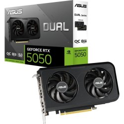 TARJETA DE VIDEO ASUS DUAL NVIDIA RTX5050 8GB OC GDRR6 PCIE  | 90YV0N72-M0NA00 | 4711636178518 | Hay 1 unidades en almacén | Entrega a domicilio en Canarias en 24/48 horas laborables