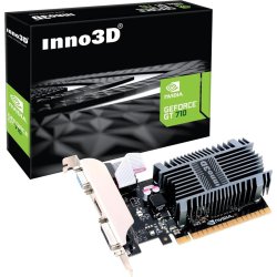 Inno3D N710-1SDV-E3BX tarjeta gráfica NVIDIA GeForce GT 710 2 GB GDDR3 | 0835168021686 [1 de 4]