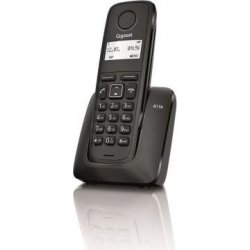 TELEFONO GIGASET A116 BLACK | GI-A116-B | 4250366849133