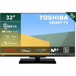 TELEVISOR LED TOSHIBA 32 LED HD USB SMART TV ANDROID WIFI BL | 32WV3E63DG | 4024862130800