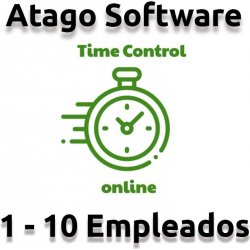 TIME CONTROL DE PRESENCIA ATAGO EN LA NUBE 1-10 EMPLEADOS (  | CP-10-ATA | Hay 4 unidades en almacén | Entrega a domicilio en Canarias en 24/48 horas laborables