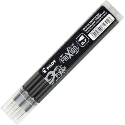 3 UNIDADES RECAMBIOS PARA BOLIGRAFO BORRABLE PILOT FRIXION BALL 0.7 NEGRO BLS-FR7-B-S3 3 UNIDADES RECAMBIOS PARA BOLIGRAFO BORRABLE PILOT FRIXION B | BLS-FR7-B-S3 | 4902505356056 | Hay 4 unidades en almacén