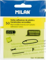 50 NOTAS ADHESIVAS REMOVIBLES MILÍN TRANSLÍšCIDAS AMARILLO FLUO 411261050 50 NOTAS ADHESIVAS REMOVIBLES MILÍN TRANSLÍšCIDAS AMARI | 411261050 | 8411574075943 | Hay 4 unidades en almacén