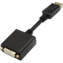 ADAPTADOR AISENS DISPLAYPORT 20 PINES MACHO A DVI HEMBRA 15C | A125-0133 | 8436574701326 | Hay 25 unidades en almacén