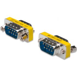 Adaptador ASSMANN Electronic D-Sub9 macho a macho Plata AK-6 | AK-610505-000-I | 4016032319559 | Hay 36 unidades en almacén