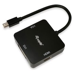 ADAPTADOR EQUIP MINI DISPLAYPORT A THUNDERBOLT A HDMI DVI VGA NEGRO 133439 ADAPTADOR EQUIP MINI DISPLAYPORT A THUNDERBOLT A HDMI DVI VG | 133439 | 4015867222423 | Hay 2 unidades en almacén