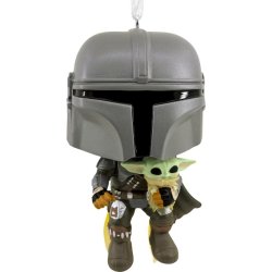 Adorno de navidad funko star wars mandaloriano & grogu  figu | 763795791675 | 0763795791675 | Hay 10 unidades en almacén
