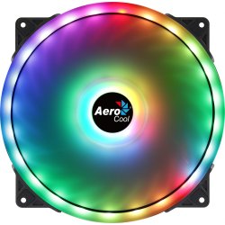Aerocool Duo Ventilador Caja 20cm Iluminación Led Negro Du | DUO20 | 4710562752601