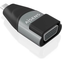 AISENS Adaptador Conversor Aluminio USB-C a VGA, USB-C/M-HDB | A109-0863 | 8435739901168 | Hay 1 unidades en almacén