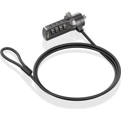 AISENS Cable de seguridad con cerradura de combinación para Ordenador, Monitor, Portátil 1.5m AISENS Cable de seguridad con cerradura de combinación para | ASLK-D40N03-BK | 8435739901212 | Hay 3 unidades en almacén