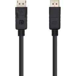 AISENS Cable Displayport V1.2 4K@60HZ 5 m Negro | A124-0387 | 8436574704358 | Hay 6 unidades en almacén