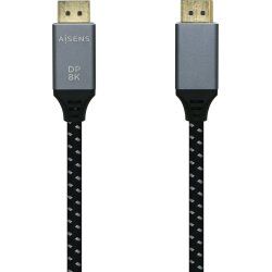 Aisens Cable Displayport V1.4 8k 60hz macho a macho gris neg | A149-0438 | 8436574704747 | Hay 1 unidades en almacén