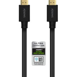 AISENS Cable HDMI V2.1 Ultra Alta Velocidad / Hec 8K@60Hz 48Gbps, A/M-A/M, Negro, 5.0M AISENS Cable HDMI V2.1 Ultra Alta Velocidad / Hec 8K@60Hz 48 | A150-0680 | 8436574707977 | Hay 3 unidades en almacén