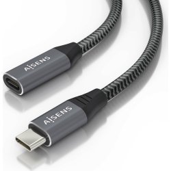 AISENS Cable USB 3.2 Gen2x2 Aluminio 20Gbps 8K@30Hz 5A 100W, Tipo USB-C/M-USB-C/H, Gris, 0.5 m AISENS Cable USB 3.2 Gen2x2 Aluminio 20Gbps 8K@30Hz 5A 100W, | A107-0760 | 8436574709650 | Hay 2 unidades en almacén