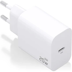 AISENS Cargador GaN 20W, 1xUSB-C PD3.0, Blanco | A110-0938 | 8435739902875 | Hay 51 unidades en almacén