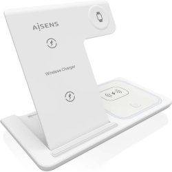 AISENS Cargador Inalambrico USB-C 3 En 1 De 15W Para Movil,  | ASCH-15W3WC044-W | 8435739901694 | Hay 2 unidades en almacén