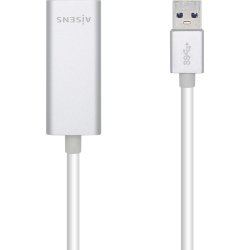AISENS Conversor USB 3.0 A Ethernet Gigabit 10/100/1000 Mbps | A106-0504 | 8436574705539 | Hay 24 unidades en almacén