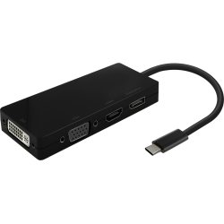 AISENS Conversor USB-C A DP/DVI/HDMI/VGA, USB-C/M-DP/H-DVI/H | A109-0679 | 8436574707960 | Hay 1 unidades en almacén