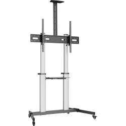 AISENS Soporte de suelo PRO con ruedas, bandeja para DVD y s | FT100TE-259 | 8435739901076 | Hay 2 unidades en almacén