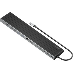 AISENS USB-C Dock 13 en 1, USB-C A 2xHDMI, 1xDisplayPort, 1x | ASUC-13P042-GR | 8435739904046 | Hay 5 unidades en almacén